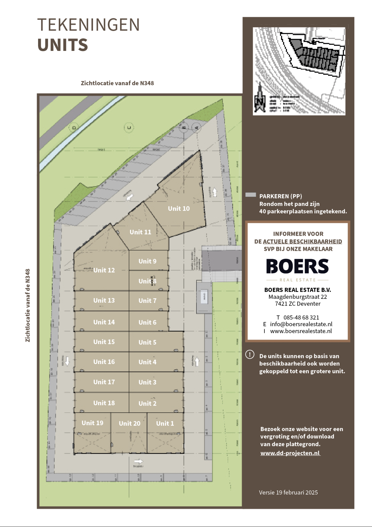 Actuele beschjikbaarrheid project Wesepe in kaart